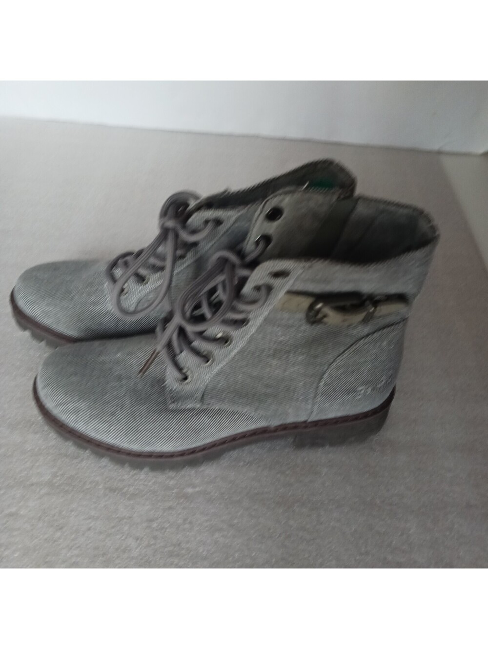 Boots Mens Blowfish Gray Lace-up Boots Size  7.5